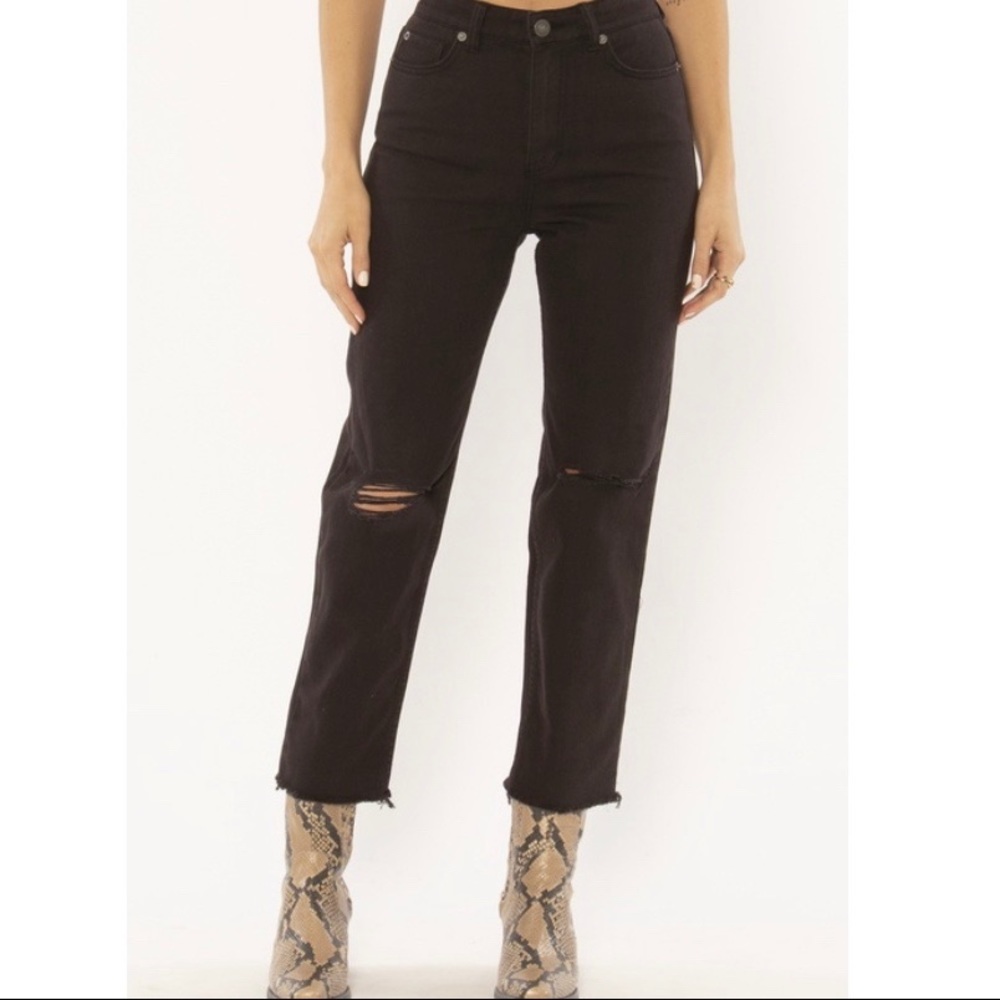 Amuse Society Selena Pant - Off Black